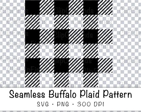 Buffalo Plaid Check Seamless Pattern SVG Vector File And PNG Etsy Finland
