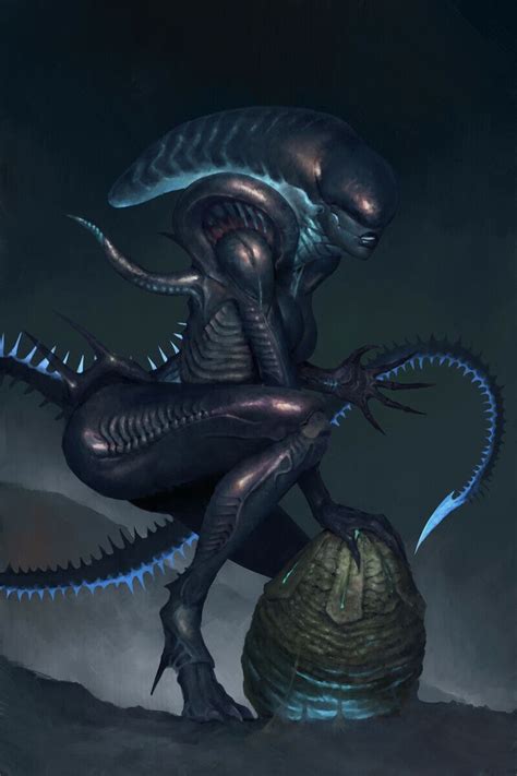 Artstation Xenomorphs Oleg Bulakh Alien Art Predator Alien Art Alien Artwork