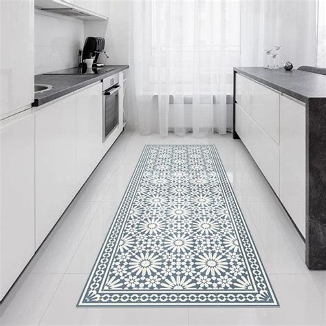 Used by google analytics to throttle request rate. Vinyl runner rug or hallway runner with Moroccan tiles ...