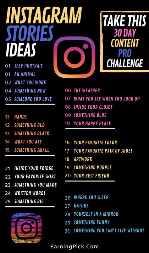 30 Day Instagram Story Ideas For You In 2020 Social Media Challenges