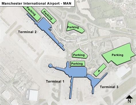 Manchester Airport Man Terminal 3 Map