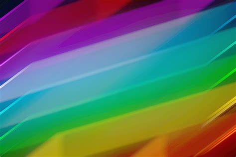 Abstract Rainbow Multicolored Motley Lines Stripes Streaks Hd