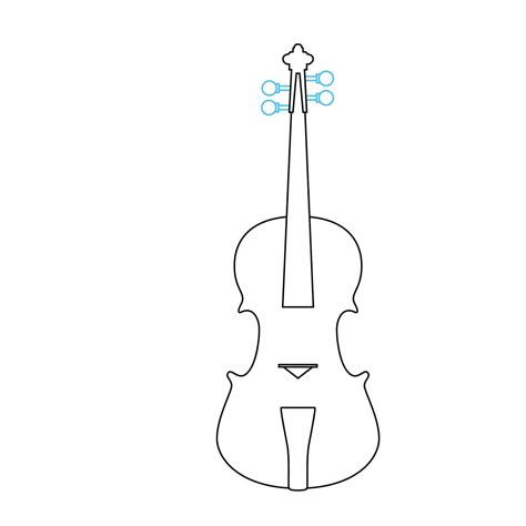 How To Draw A Violin Step By Step