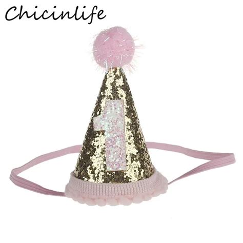 Chicinlife 1pcs Princess Hat Boy And Girl Happy First Birthday Party