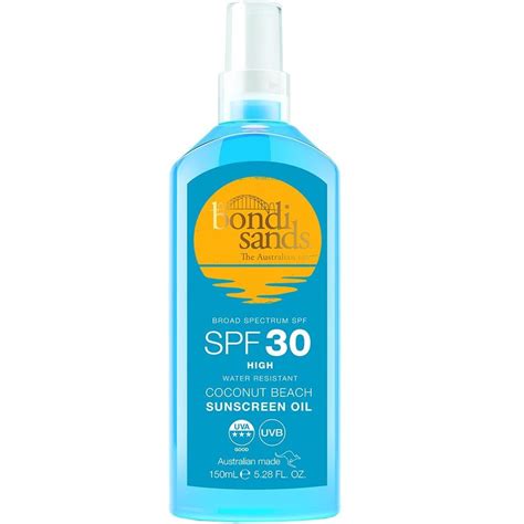 Sunscreen Oil Spf30 150ml Sunscreen Oil Bondi Sands Sunscreen