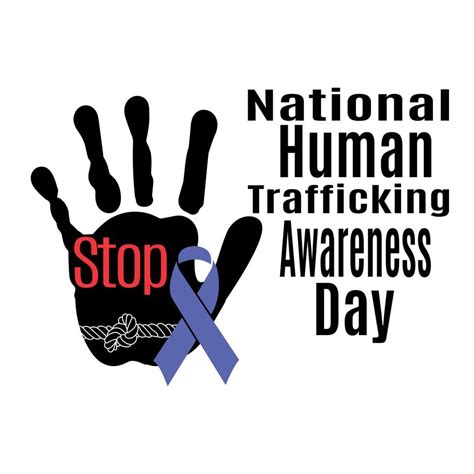 National Human Trafficking Awareness Day Idea For Poster Banner Flyer Or Postcard 13087916