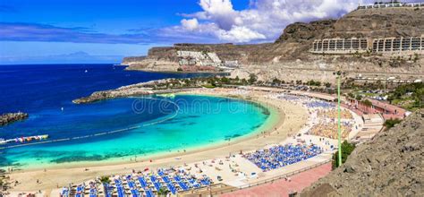 Best Beaches Of Gran Canaria Playa De Los Amadores Canary Islands Stock Photo Image Of