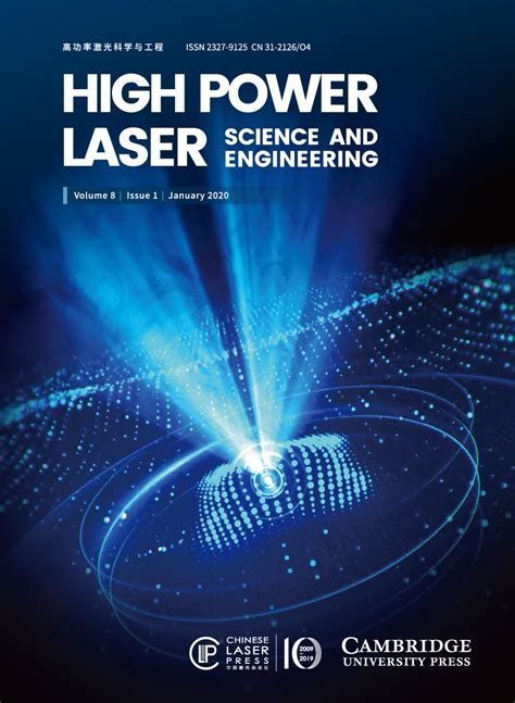High Power Laser Science And Engineering Cambridge Core