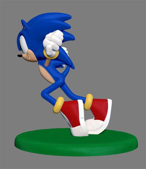 Sonic 3d Print Model