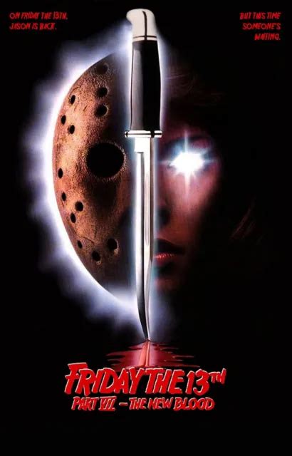 Friday The 13th Part Vii 7 The New Blood Movie Poster Horror 891