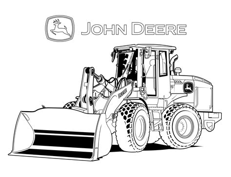 John Deere Kids Coloring Pages Riesterer And Schnell