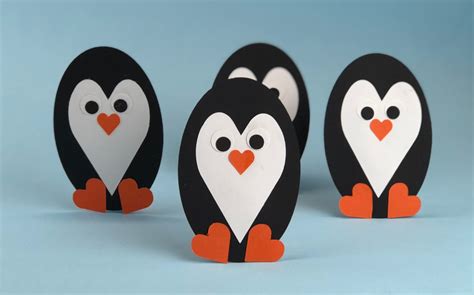 How To Make An Adorable Heart Penguin Craft