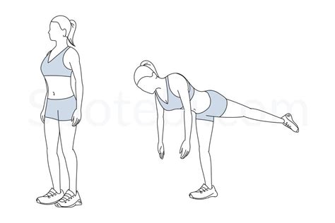A Woman Doing A Push Up On One Leg And Another Standing In The Other Side