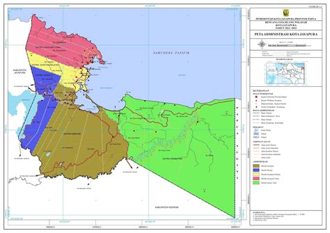 Peta Deliniasi Dan Deskripsi Batasan Wilayahnya Profil Kota Jayapura