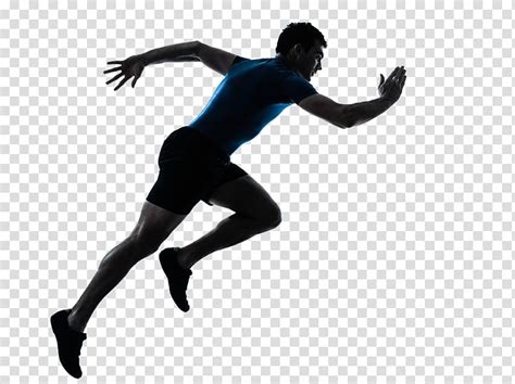 Man Running Illustration Sprint Running Silhouette Running Man