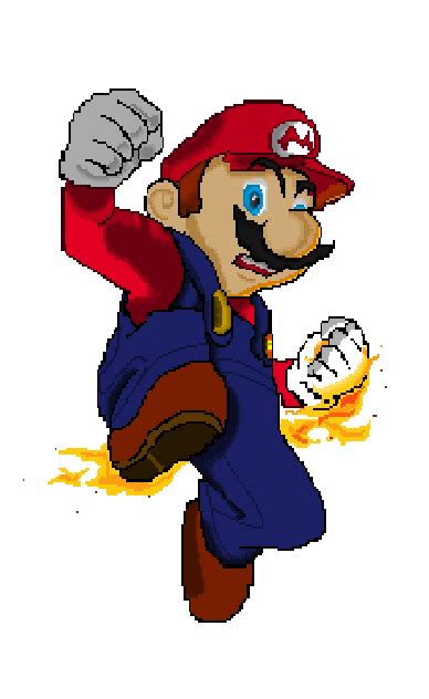 Mario Ssb Ultimate Pixel Art By Kawaii Golisopod On Deviantart