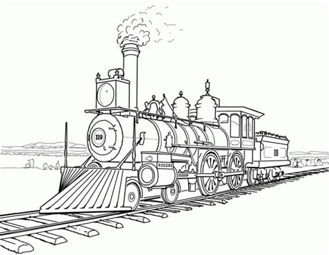 Steam Train Coloring Pages Hd Printable Coloring Pages Coloring Home