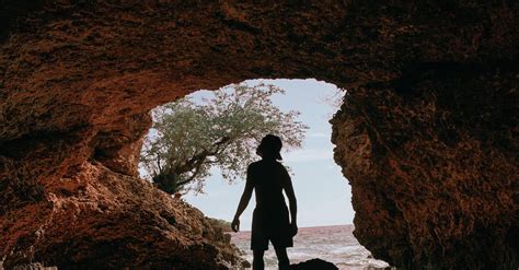 Person Inside A Cave · Free Stock Photo