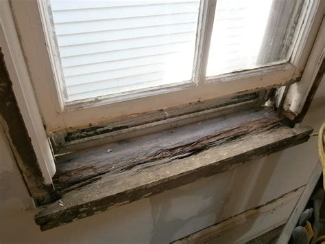 Rotted Window Sills Windows Home Repair Window Sill