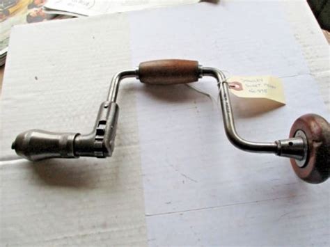 Vintage Stanley Sweetheart No 975 Ratcheting Bit Brace Hand Drill 8 Sweep Antique Price