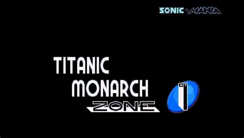 Sonic 1 Styled Title Card Sonic Mania Mods