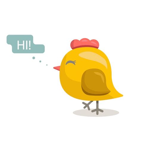 Premium Vector Happy Chickens Vector Character Illustration