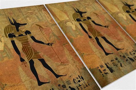 egyptian anubis print vintage ancient egypt decor by welovecmyk