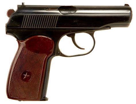 Deactivated Old Spec Makarov 9mm Pistol Modern Deactivated Guns