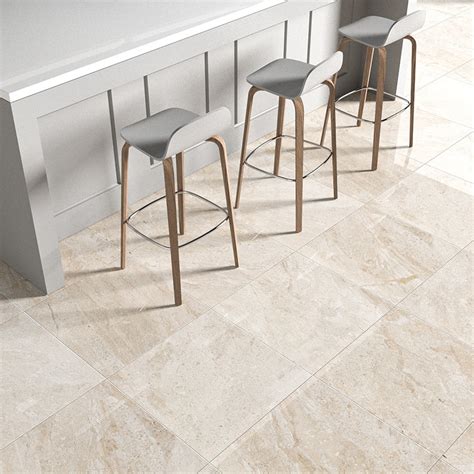 Diana Royal Polished Marble Tile 24x24x58 Marble Flooring Beige