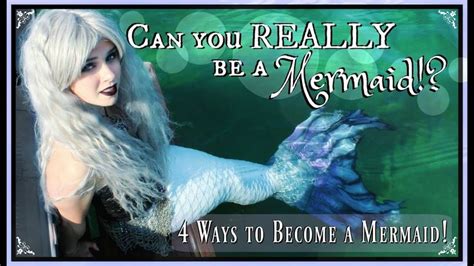 HOW TO BE A REAL MERMAID Ways YOU Can Become A Real Mermaid Without A