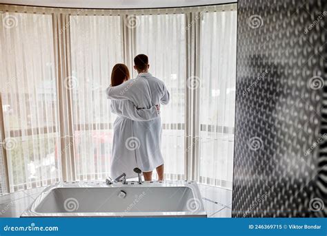 Beauty Spa Healthy Lifestyle Concept Beautiful Young Couple In