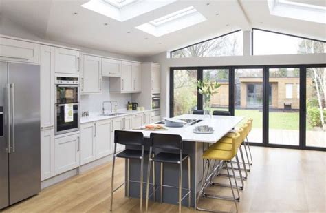 Ditch the recipes and seek out flavorful freestyle dinner ideas that don't need a recipe. A contemporary kitchen extension filled with light | Small ...