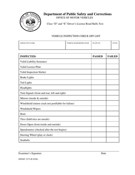 Form Dpsmv2275 Fill Out Sign Online And Download Printable Pdf