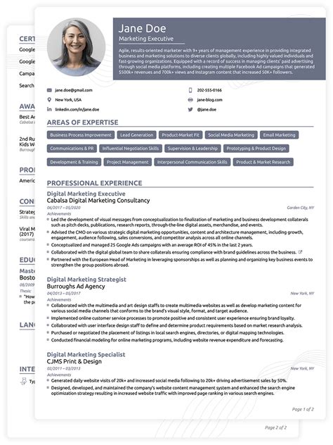 Professional Resume Template Functional Cv Template | Functional resume template, Sample resume ...