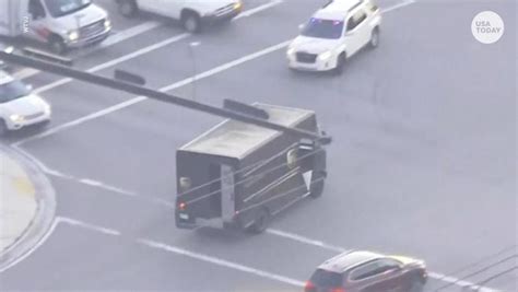 Ups Truck Chase In Florida Ends With Shootout 4 Dead