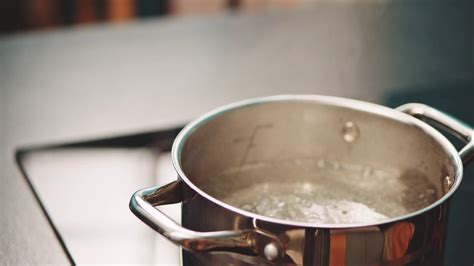Boiling Water In Pot Filmed In 4k Dci Stock Footage Sbv 304886370