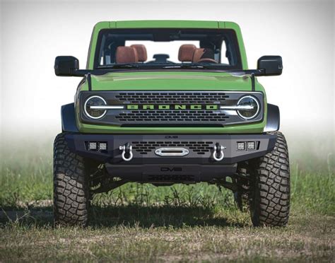 Dv8 Previews Its New Bumper With Green 2021 Ford Bronco Rendering