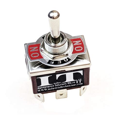 Buy Industec Dpdt 20 Amp 12v 6 Pin Quick Plug Onoffon 3 Position