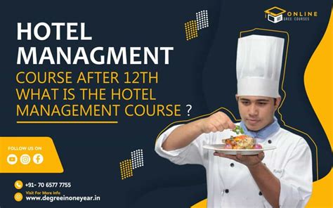 Courses For Hotel Management After 12th What Is Hotel Management