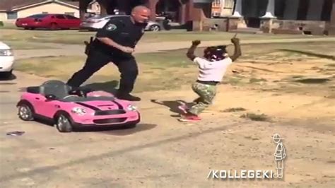 police officer chases down little black girl youtube