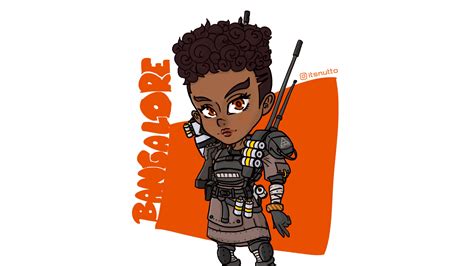 Cartoon Bangalore White Background Hd Apex Legends Wallpapers Hd