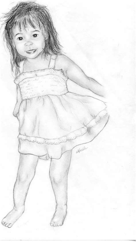 Custom Pencil Drawing Portrait Full Body By Imagocustomartwork Selber