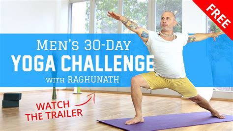 Mens 30 Day Yoga Challenge Program Trailer Youtube