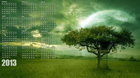Free Download 2013 Calendar Desktop Background Wallpaper 19201080