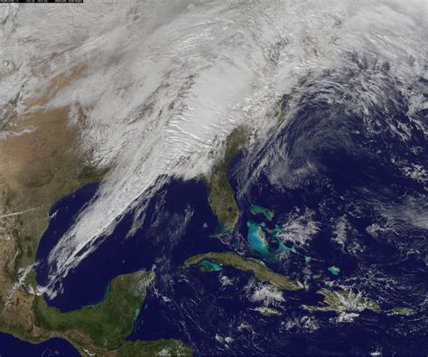 Nasa Satellite Image Shows Eastern Us Severe Weather System