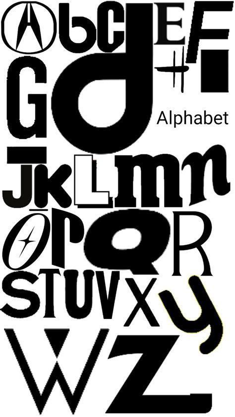 Logo Alphabet Alphabet Music Covers Typography