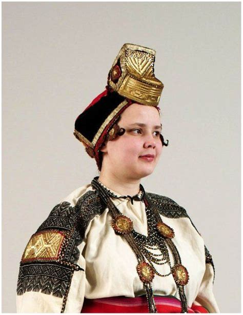 female festive costume the nineteenth century voronezh province folk costume russian