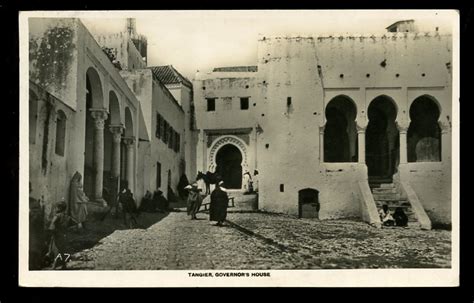 Morocco 1933 Rp Ppc Governors House British Post Office Tangier On Gb
