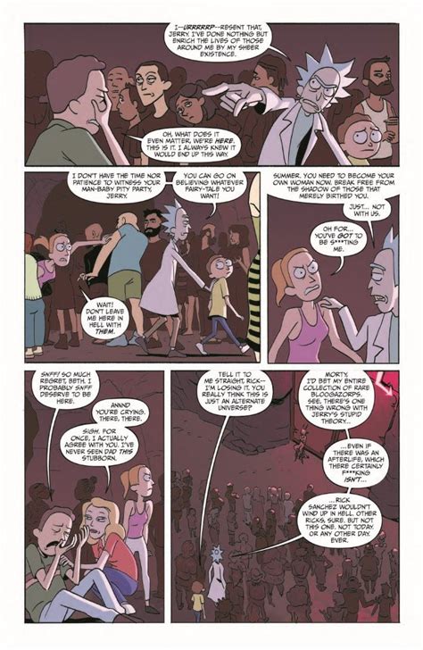 Comiclist Previews Rick And Morty Go To Hell 1