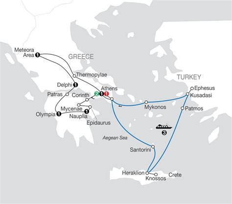 classical greece with iconic aegean 3 night cruise globus 12 days from athens to athens